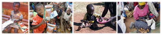 Food and and Vita-Meals distributed
