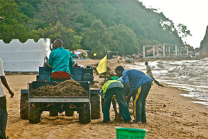 V-Tractor Cleanup on Lake Malawi