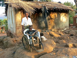 Wheelchair programs provide mobility to the poor.