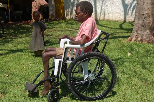 Bicycle Repairman Gets Chair