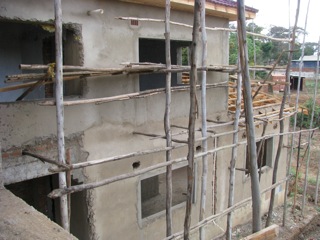Sideview of Scaffolding