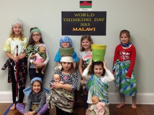 Brownie Troop World Thinking Day 