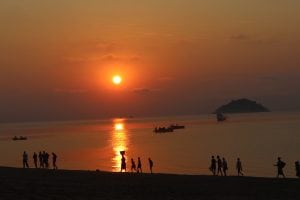 Sunset on Lake Malawi