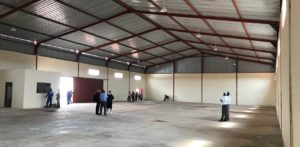 Inside view of the new distribution hub