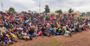 Villagers authorized to receive food