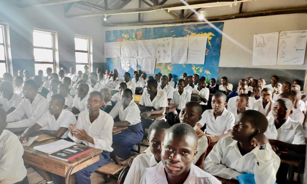 Boys in a classroom