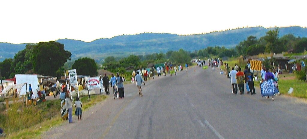 People walking