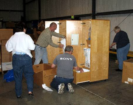 Shipment being prepared for Bottom Hospital